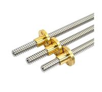 Parti della macchina a vite a sfere a movimento li 2 pezzi T20 piombo 8mm vite trapezoidale dado lunghezza 100-900mm stampante 3D motore passo-passo macchine parti(550mm)