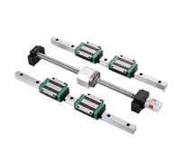 Parti della macchina a vite a sfere a movimento li 4 pz HGW20CC Guida Lineare + 2 pz HGH20 Qualsiasi Lunghezza + 1 set SFU1605 Modulo di Movimento Lineare con Vite a Ricircolo di Sfere di Carico Quadr
