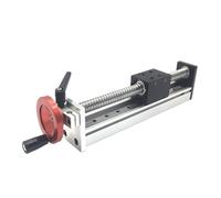 Parti della macchina a vite a sfere a movimento li Guida lineare manuale Corsa effettiva 50~1000mm Vite a sfere C7 SFU1204 Guida MGN12R MGW12C Tavolo scorrevole con volantino(800MM Stroke)