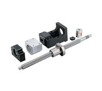 Parti della macchina a vite a sfere a movimento li Kit guida lineare HGR30 con 4 blocchi di scorrimento HGW30CC + kit viti a ricircolo di sfere SFU3210 L1050-1400mm+HM25-110(1400mm)
