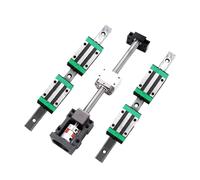 Parti della macchina a vite a sfere a movimento li Kit vite a ricircolo di sfere SFU1610+HGR20 Kit guida lineare con 4 blocchi di scorrimento HGH20CA L300-1000mm+HM12-57(800mm)
