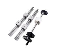 Parti della macchina a vite a sfere a movimento li Kit vite a sfere 2 pezzi SBR16 guida lineare + 4 pezzi SBR16UU blocco scorrevole + 1 set vite a sfere SFU1604 con volantino(700mm)