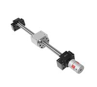 Parti della macchina a vite a sfere a movimento li Set di viti a sfere DFU2505 150-1000 mm con dado a + BK/BF + giunto + alloggiamento for macchine utensili CNC(250mm)