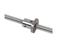Parti della macchina a vite a sfere a movimento li SFU1610 200mm-800mm C7 Vite a sfere con flangia 1610 Dado a singolo BK/BF12 estremità lavorata(700mm)