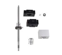Parti della macchina a vite a sfere a movimento li Vite a sfere da 12 mm SFU1204 Kit vite a 200-1500 con chiocciola + BFBK10 + alloggiamento 1204 + giunto D20L25(800mm)