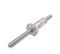 Parti della macchina a vite a sfere a movimento li Vite a sfere DFU2505 da 25 mm con estremità lavorata a dado a sfere for BKBF20 + un doppio dado(650mm)