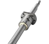 Parti della macchina a vite a sfere a movimento li Vite a sfere SFU1204 C7 sinistra con flangia 1204, dado a singolo, estremità lavorata for stampante 3D CNC(650mm)