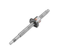Parti della macchina a vite a sfere a movimento li Vite a sfere SFU2510 200-1000mm a da 25mm C7 con flangia 2510 Dado singolo BK/BF20 Estremità lavorata(200mm)