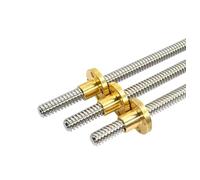 Parti della macchina a vite a sfere a movimento li Vite Conduttrice T16 100-700mm Passo 4mm Trapezoidale Con Dado(150mm)