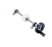 Parti della macchina a vite a sfere a movimento li Vite di guida for volantino T10 10mm 200mm-600mm + staffa verticale Slitta semplice(350mm)