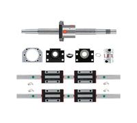 Parti della macchina a vite a sfere a movimento lineare 2 pz Guide lineari HGR15 + 4 pz Blocchi HGH15CA Carrelli + 1 set Kit vite a sfere SFU1605(1200mm)