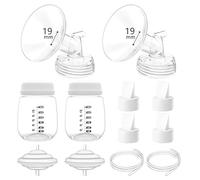 Parti della pompa da 19 mm compatibili con Spectra S1/S2/9 Plus, parti della pompa di ricambio Spectra, set completo di sostituzione include flangia da 19 mm, valvola a becco d'anatra, protezione