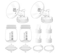 Parti della pompa da 20 mm compatibili con Spectra S1/S2/9 Plus, parti della pompa di ricambio Spectra, set completo di sostituzione include flangia da 20 mm, valvola a becco d'anatra, protezione