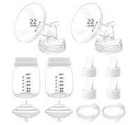 Parti della pompa da 22 mm compatibili con Spectra S1/S2/9 Plus, parti della pompa di ricambio Spectra, set completo di sostituzione include flangia da 22 mm, valvola a becco d'anatra, protezione