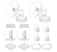 Parti della pompa da 23 mm compatibili con Spectra S1/S2/9 Plus, parti della pompa di ricambio Spectra, set completo di sostituzione include flangia da 23 mm, valvola a becco d'anatra, protezione