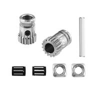 Parti della stampante 3D CR10 PRO Estrusore aggiornato Dual Gear MK8 Estrusore doppie pulegge Estrusore in alluminio diretto for CR10S PRO (Color : Gear Upgrade Kit)