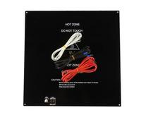 Parti Della Stampante 3D Piattaforma Del Letto Termico 410x410mm 24V | Piastra di substrato in alluminio da 3 mm for focolaio con cavo termistore(410with 2M Cable 24V)