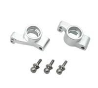 Parti Della Tazza Ruota Posteriore Per WLtoys 244016 Per Losi Micro-B 1/24 | Auto RC modificano parti coppa ruota posteriore metallo che fissa il fissaggio dell'asse micro 1/24(Silver)