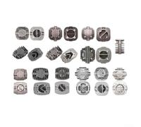 Parti della testata del cilindro del compressore d'aria, realizzate in alluminio pressofuso, 13 specifiche disponibili per soluzioni di manutenzione della pompa dell'aria (12)