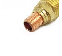 Parti della torcia di saldatura TIG Corpi in ottone per lenti a gas tozze include i numeri di modello 45V42 a 45V45 (45V42)