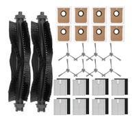 Parti Dell'aspirapolvere Robot Compatibile Con Eufy For L50 L60SES,Ibrido | Set Completo Di Sostituzione Dell'aspirapolvere Robot, Contiene Spazzola A Rullo, Spazzole Laterali(26PCS)
