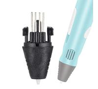Parti dell'ugello della Testa per Penne per stampanti 3D, Penna di Stampa 3D Parti della Stampante Accessori Ugello di Inserimento Testina di Stampa 1.75mm Nero