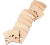 Parti di accessori per violino 10 pezzi in legno d'acero tagliato al laser a forma di cuore ponti per violino 4/4 3/4 1/2 1/4 1/8 1/10 1/16 parti di corde per violino (1-16)
