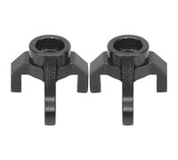 PARTI DI AGGIORNAMENTO COPPA STERZO ANTERIORE IN ALLUMINIO PER JIMNY 1/16 RC AUTO (Nera)