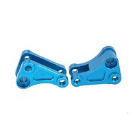 Parti di aggiornamento in lega di alluminio per braccio oscillante della sospensione anteriore sinistra/destra per WLtoys 1/10 K949 RC fuoristrada, blu/argento, lavorazione di (Blue K949-005B)