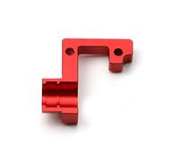 Parti di aggiornamento RC del cambio della scatola dell'onda di tipo aperto della lega di alluminio per Tamiya TT02 TT-02 RC Car (rosso)