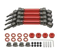 Parti Di Auto Rc Per Arrma 3s Per Mega Per Granite Per Vorteks Per Senton Per Big Rock Per Typhon 1/10 ARAC4041 AR310780 RC Car Part Set Alberi Trasmissione Anteriori E Posteriori Accessori(Red)