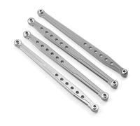 Parti Di Auto Rc Per Axial Per SCX10 Per AX80043 1/10 Per Wrangler Sostituzione Sospensione Inferiore In Metallo Barra Di Collegamento Modifica Parti Di Aggiornamento Auto RC(Silver)
