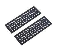 Parti Di Auto Rc Per HB Per ZP1002 ZP1001 Per TRX4 TRX6 Per SCX10 D90 Per TF2 CC01 Per LC80 Per YK6101 1/10 120 * 38mm Scala Sabbia In Metallo Scheda Di Recupero Parti Per Auto RC Crawler(Black)