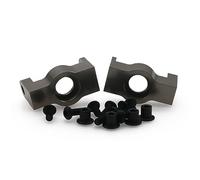 Parti Di Auto Rc Per HPI Per Venture Per FJ Per Cruiser 1:10 116241 116868 Set Estremità Dell'alloggiamento Dell'asse Braccio Fuso Snodo Lega Modelli Hobby Rc Parti Auto Cingolate 2 Pezzi(Gray)