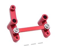 Parti Di Auto Rc Per MJX Per Hyper Go 14301 14302 14303 Sostituzione Sterzo In Metallo Modifica Gruppo Sterzo Assemblaggio Decorazione 1/14 RC Auto Aggiornamenti Parti(Red)