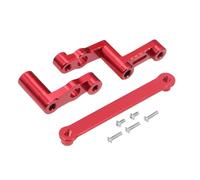 Parti Di Auto Rc Per MJX Per Hyper Go 16207 16208 16209 16210 H16 H16BM 1/16 Parti Auto RC Modifica Gruppo Collegamento Dello Sterzo Assemblaggio Tirante Decorazione Accessori(Red,Steering Group Red)