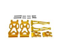 Parti Di Auto Rc Per SCY 16104 16106 16201 16102 16101 16102Pro 16103 Per JJRC Q130A Braccio Sospensione Ruota Sedile Asse Posteriore Sedile Aggiornamento Parti Auto RC In Metallo Accessori(Yellow)