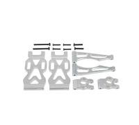 Parti Di Auto Rc Per SCY 16104 16106 16201 16102 16101 16102Pro 16103 Per JJRC Q130A Braccio Sospensione Ruota Sedile Asse Posteriore Sedile Aggiornamento Parti Auto RC In Metallo Accessori(Silver)