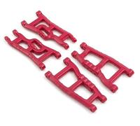 Parti Di Auto Rc Per Traxxas Per Slash 2WD Per VXL Per Nitro Per Slash Per Rustler Per Raptor 1/10 RC Set Di Bracci Di Sospensione Anteriori E Posteriori Parti Di Ricambio Per Auto RC(Red)