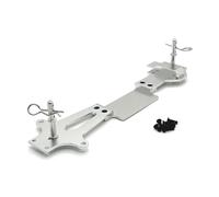 Parti Di Auto Rc Per WLtoys 1/14 144016 144018 144001 144002 144010 Per Corolla Per RiaarIo Per XDKJ-001 XDKJ-006 RC Car Parts Metal Upgrade Decorazione Del Secondo Piano(Silver)