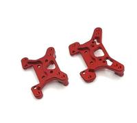 Parti Di Auto Rc Per Wltoys 144002 144001 144010 144016 144018 124007 124008 124010 124017 124019 Metallo Anteriore Ammortizzatore Posteriore Piastra Modifica RC Auto Parti Aggiornamento(Red)