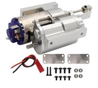 Parti Di Auto Rc Per WPL B1 B14 B24 C14 C24 Per MN D90 D91 Per MN96 M MS Per JJRC 1/12 Tre Generazioni Full Metal 2 Velocità Cambio Trasmissione Parti Di Ricambio Per Auto RC(Silver)