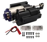 Parti Di Auto Rc Per WPL B1 B14 B24 C14 C24 Per MN D90 D91 Per MN96 M MS Per JJRC 1/12 Tre Generazioni Full Metal 2 Velocità Cambio Trasmissione Parti Di Ricambio Per Auto RC(Black)