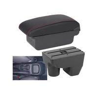 Parti Di Box Portaoggetti Per Toyota Per Yaris Per Elegant GR Car Armrest Auto Accessori Per Auto Box Bracciolo 2022 2023 21-25(B1 Black red 3USB)