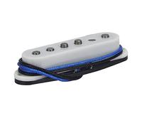 Parti di chitarra 3pcs Alnico 5 Set Di Pickup Set Doppio Bobina Singola Bobina/Humbucker Pickup Per Chitarra Elettrica Bianco Parti di chitarra (Color : White middle)