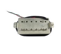 Parti di chitarra 3pcs Alnico 5 Set Di Pickup Set Doppio Bobina Singola Bobina/Humbucker Pickup Per Chitarra Elettrica Bianco Parti di chitarra (Color : White bridge)
