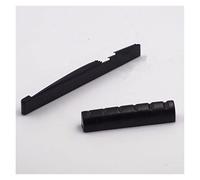 Parti di Chitarra 4Pcs Bone Upper Guitar Bridge Nut Saddle Per 6 Corde Di Ricambio Per Strumenti Musicali Per Chitarra Acustica (Color : BK)