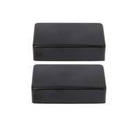 Parti di chitarra Confezione Da 2 Cover Per Pickup Per Chitarra Elettrica Chiusa In Metallo(Black)