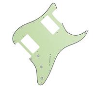Parti di Chitarra Elettrica Battipenna Per Chitarra Elettrica HH Scratch Plate Per Accessori Per Chitarra Stile Standard Americano A 11 Fori Battipenna per Chitarra Elettrica (Color : Mint Green)