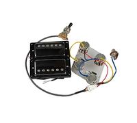 Parti di chitarra I Pickup Di Humbucker Impostano La Chitarra Elettrica Pickupsworing Per Il Suono Confortevole Parti di chitarra (Color : Chrome BK Frame)